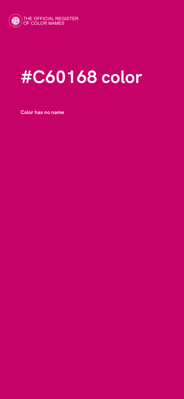 #C60168 color image