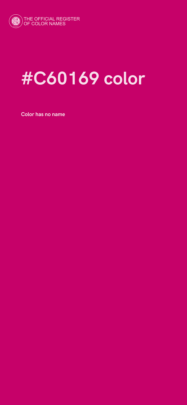 #C60169 color image