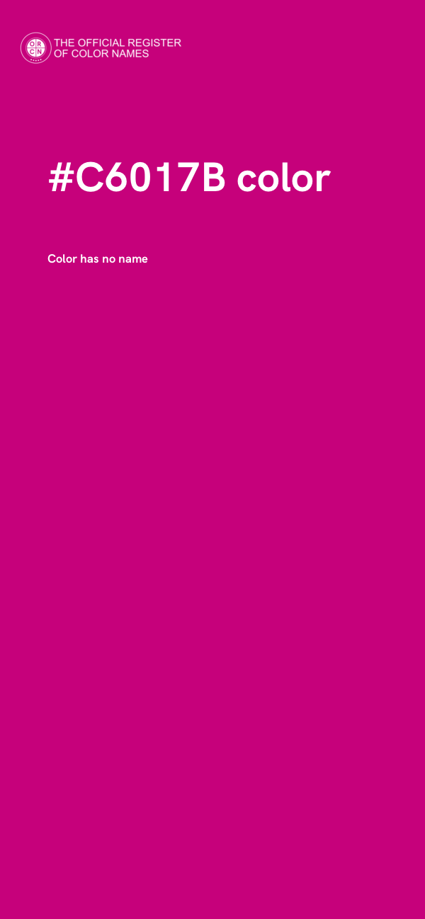 #C6017B color image