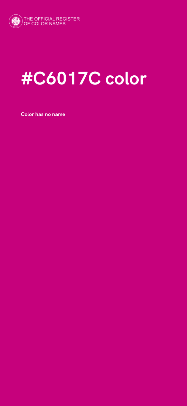 #C6017C color image