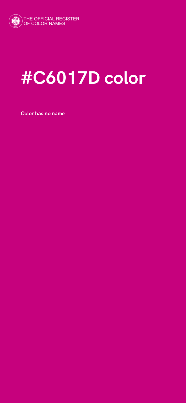 #C6017D color image