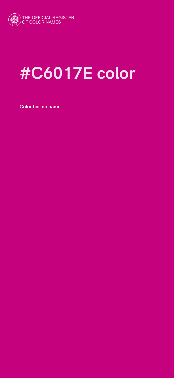 #C6017E color image