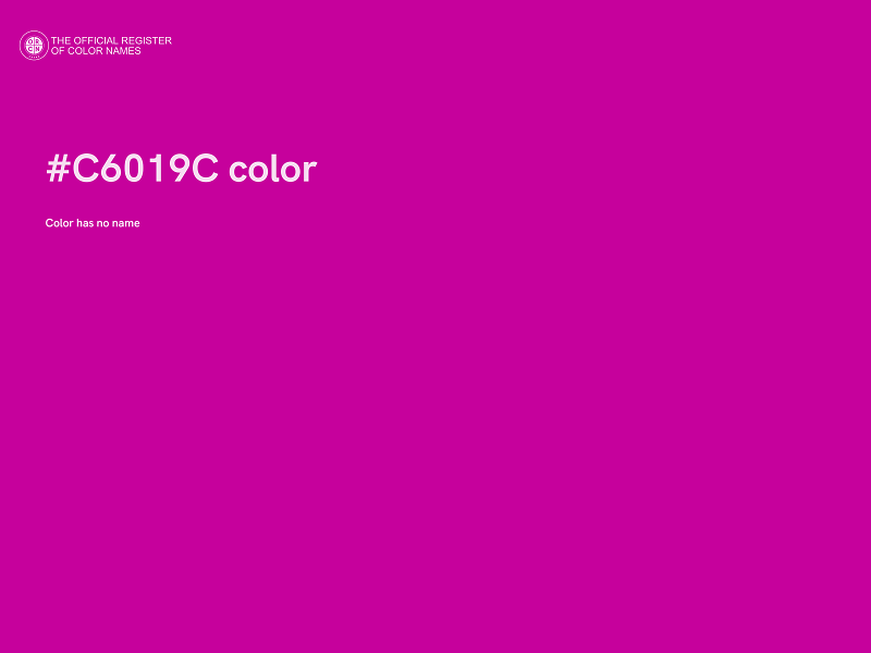 #C6019C color image