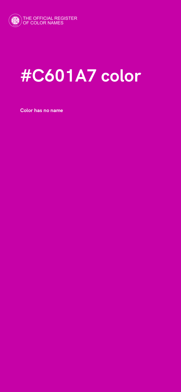 #C601A7 color image
