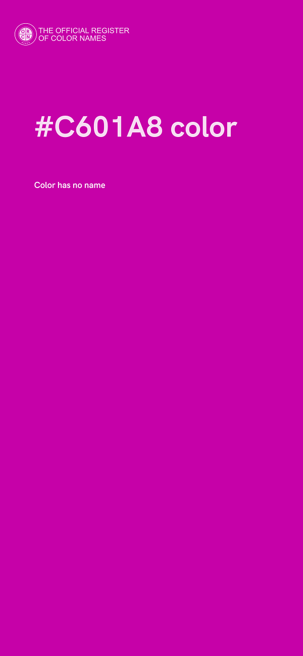 #C601A8 color image