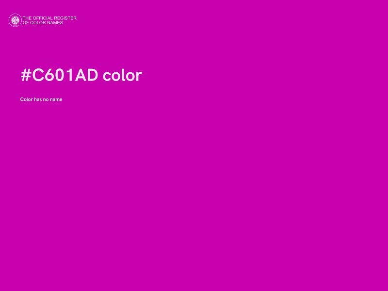 #C601AD color image