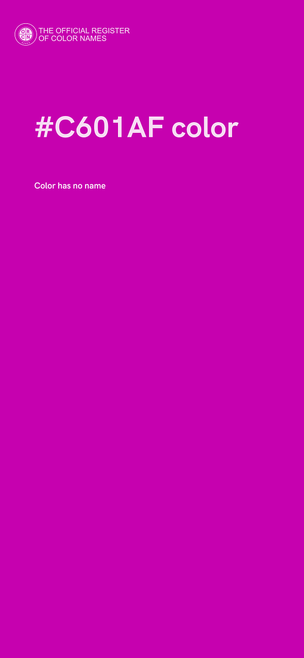 #C601AF color image