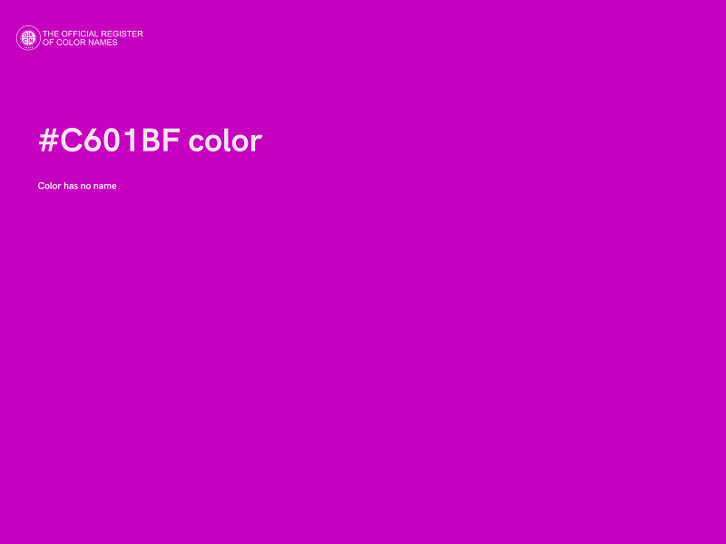 #C601BF color image