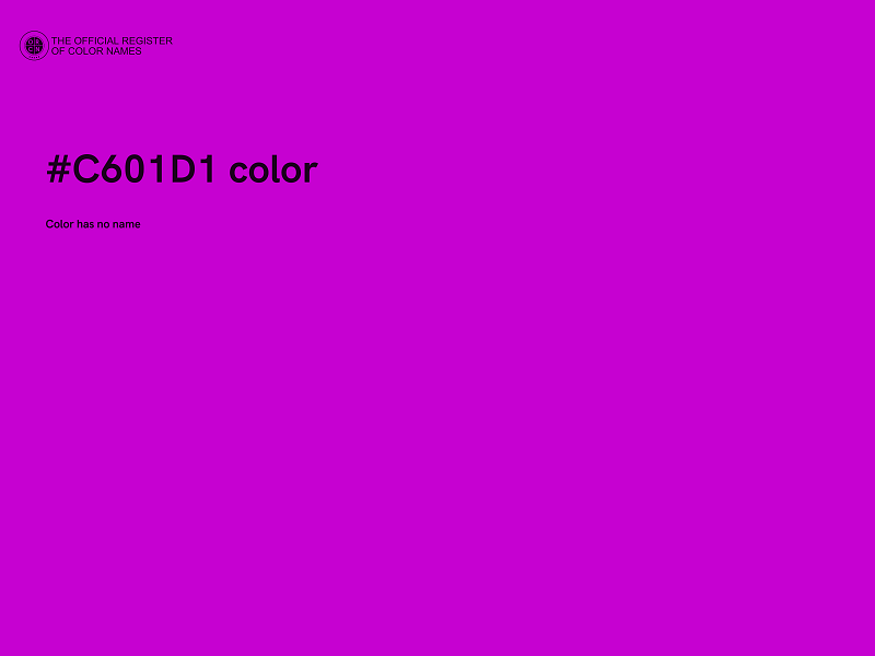 #C601D1 color image