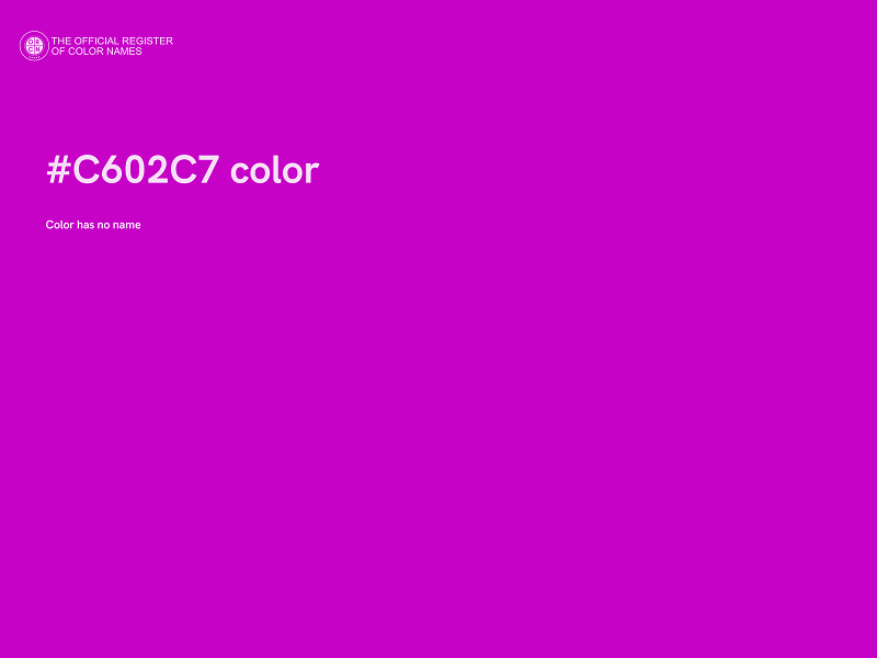 #C602C7 color image