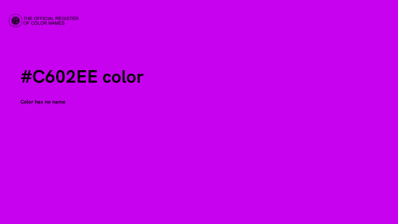 #C602EE color image