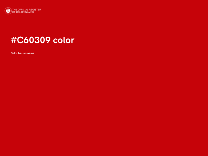 #C60309 color image