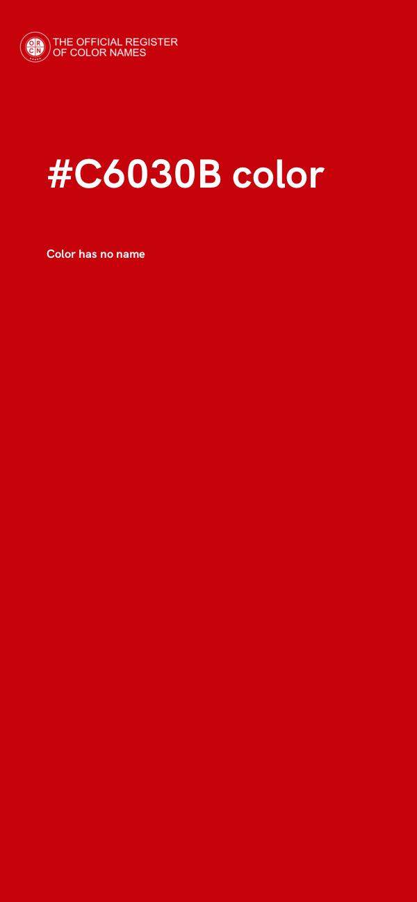 #C6030B color image