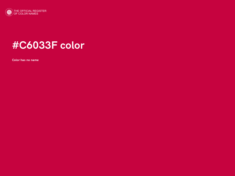 #C6033F color image