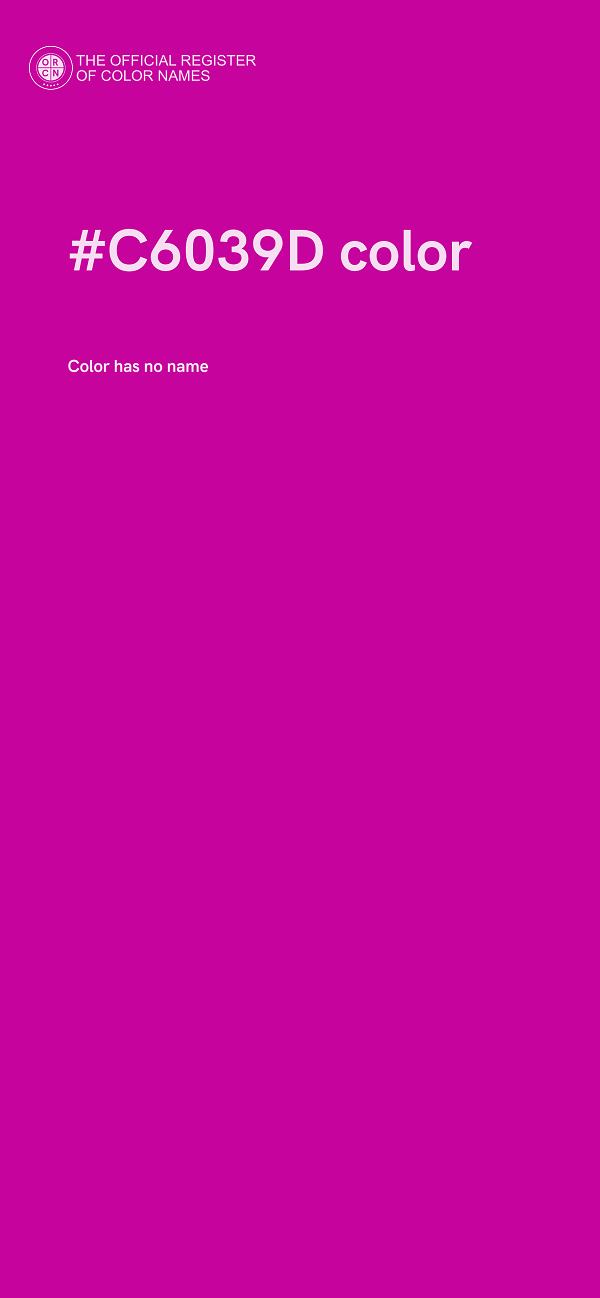 #C6039D color image