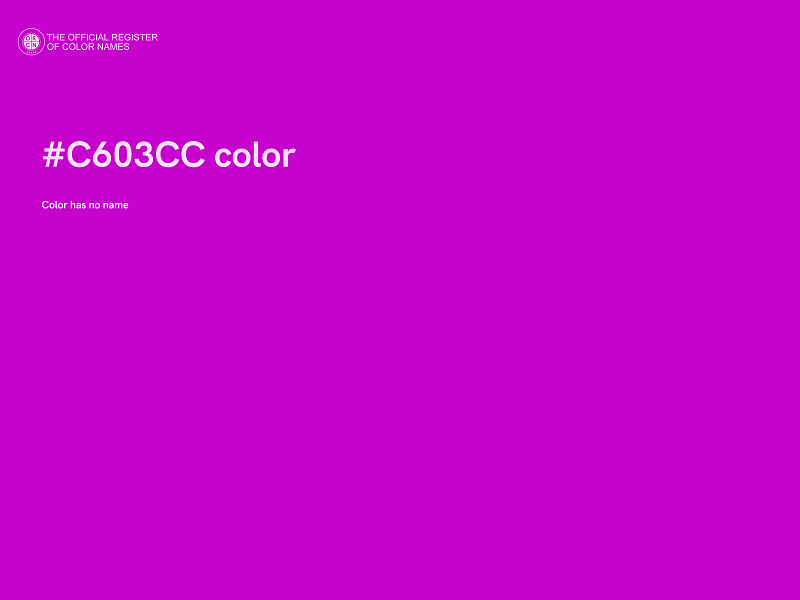 #C603CC color image