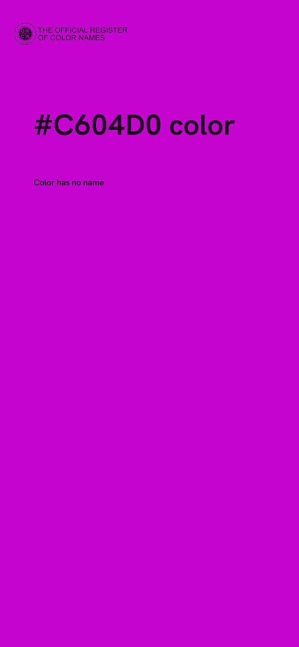 #C604D0 color image