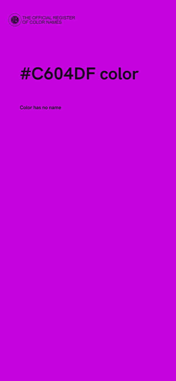 #C604DF color image