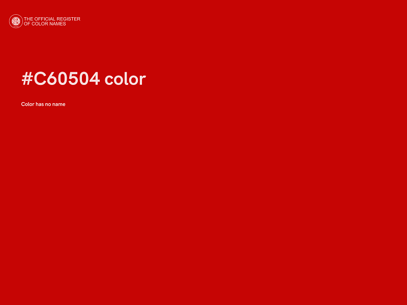 #C60504 color image