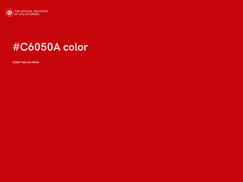 #C6050A color image