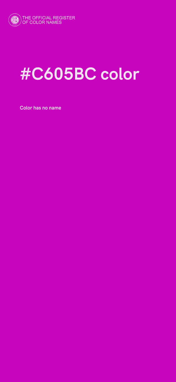 #C605BC color image
