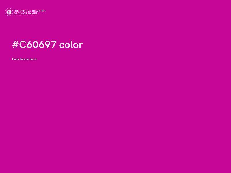 #C60697 color image