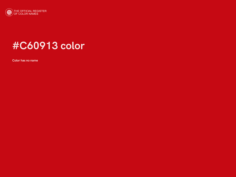 #C60913 color image