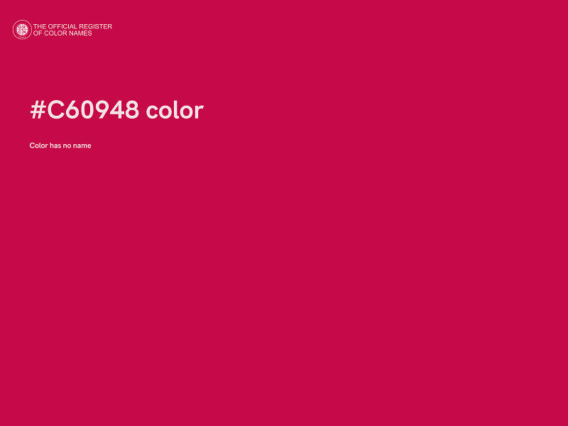 #C60948 color image