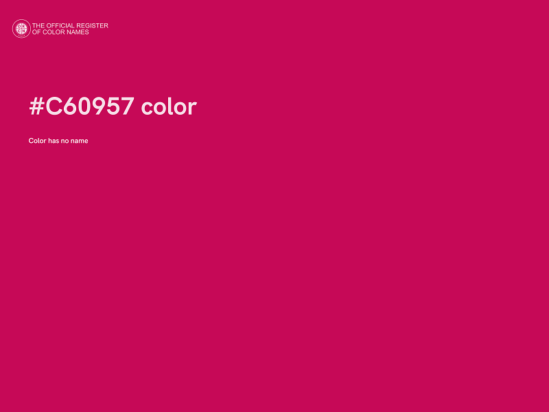 #C60957 color image