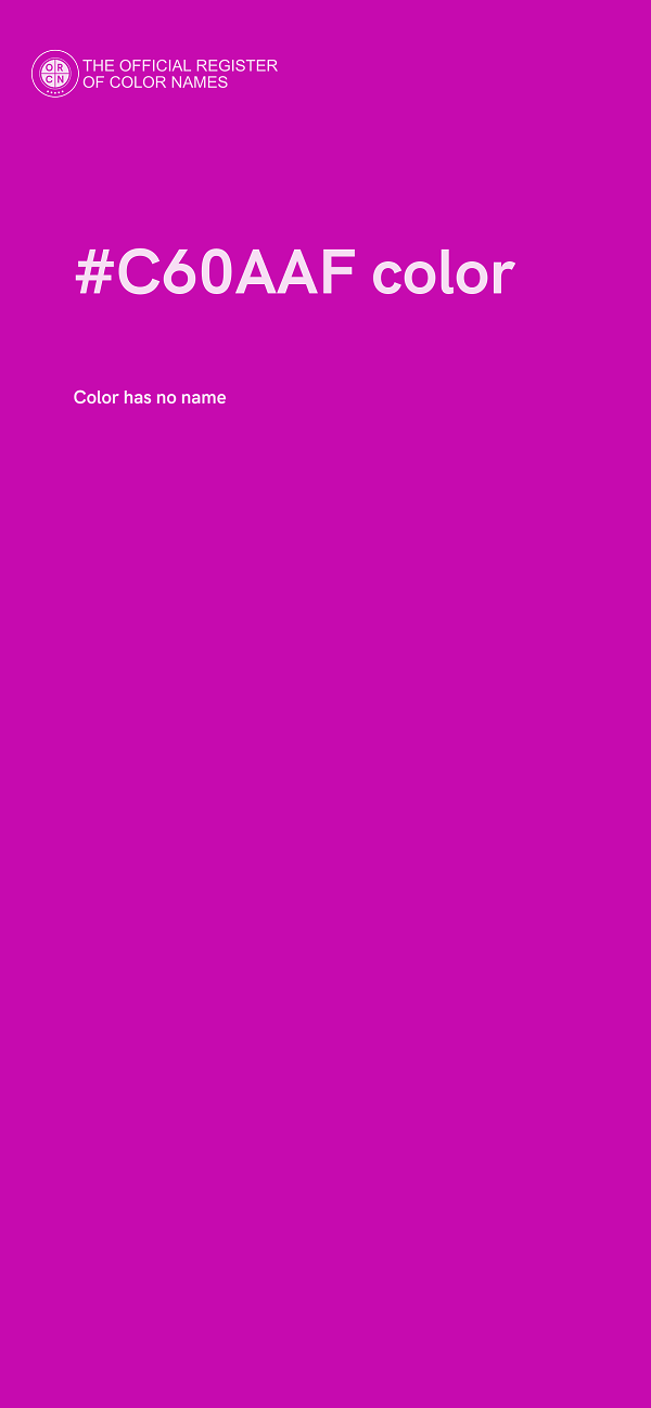 #C60AAF color image