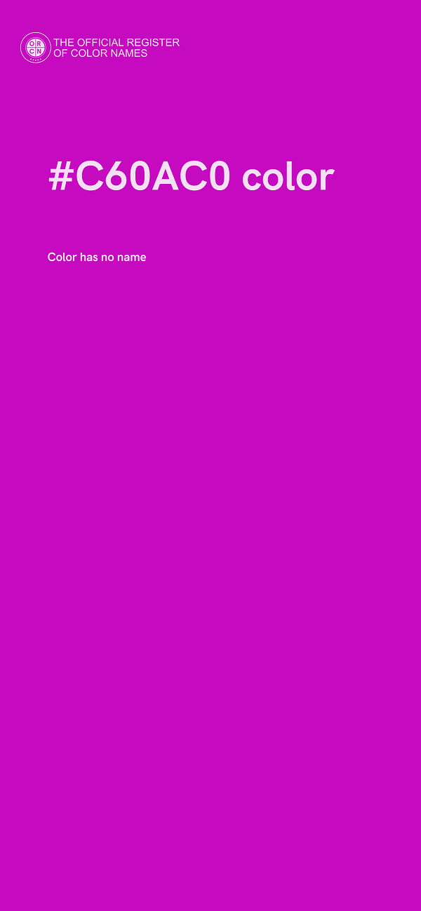 #C60AC0 color image