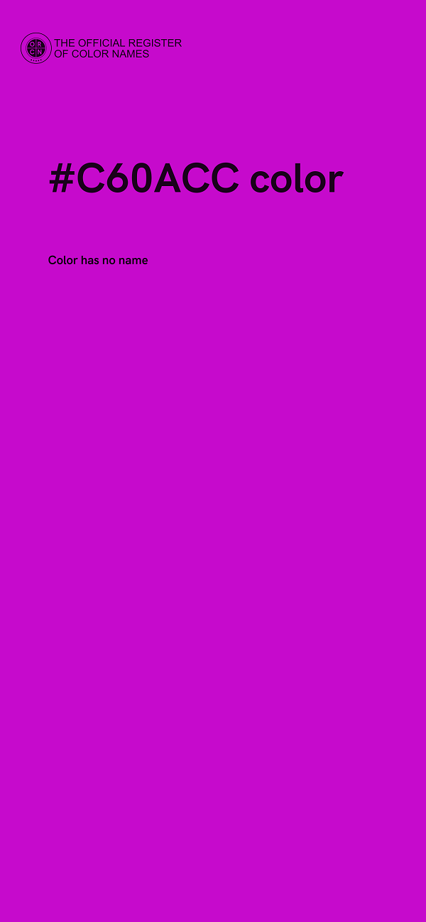 #C60ACC color image