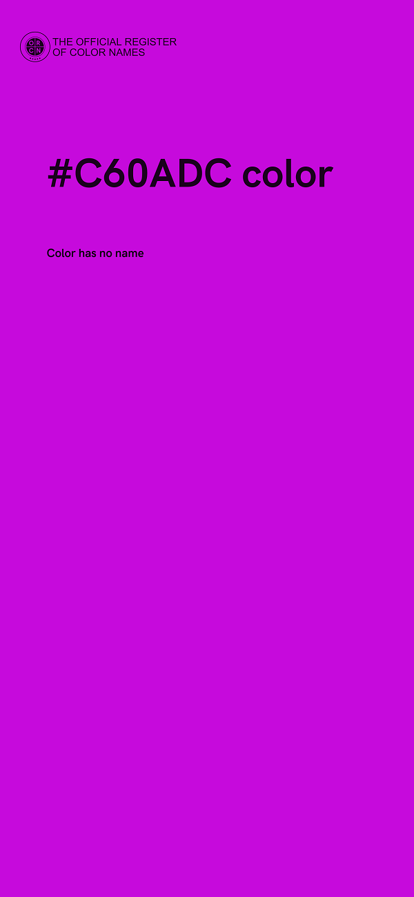 #C60ADC color image
