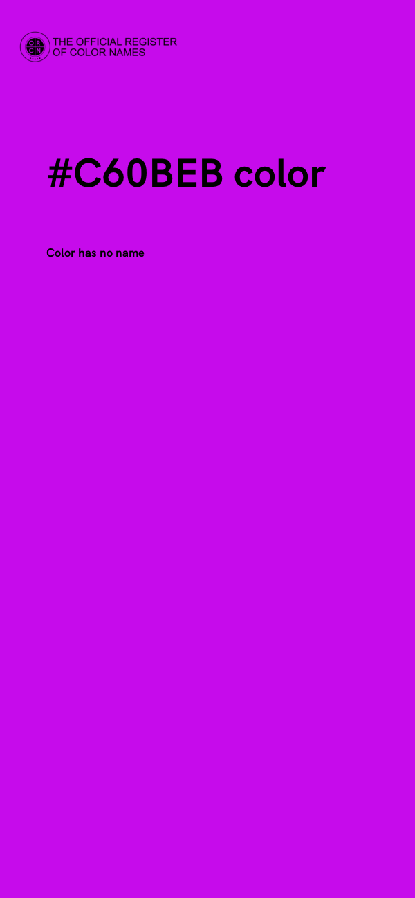 #C60BEB color image