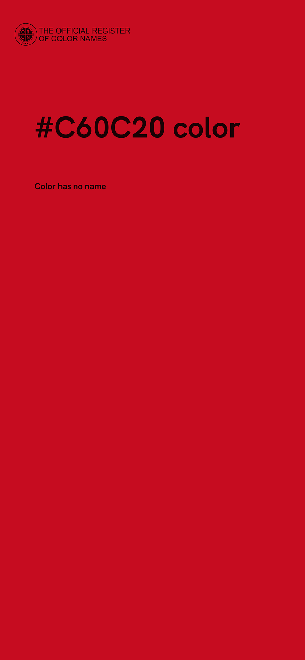 #C60C20 color image