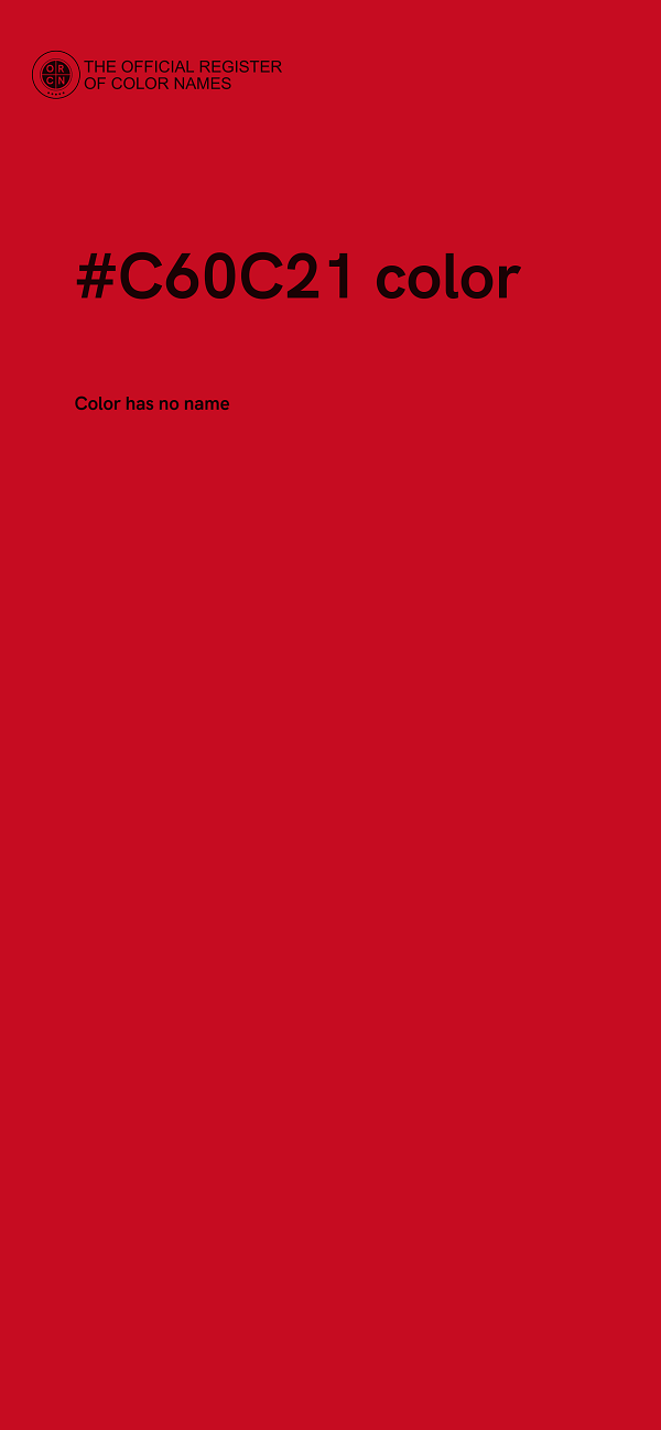 #C60C21 color image