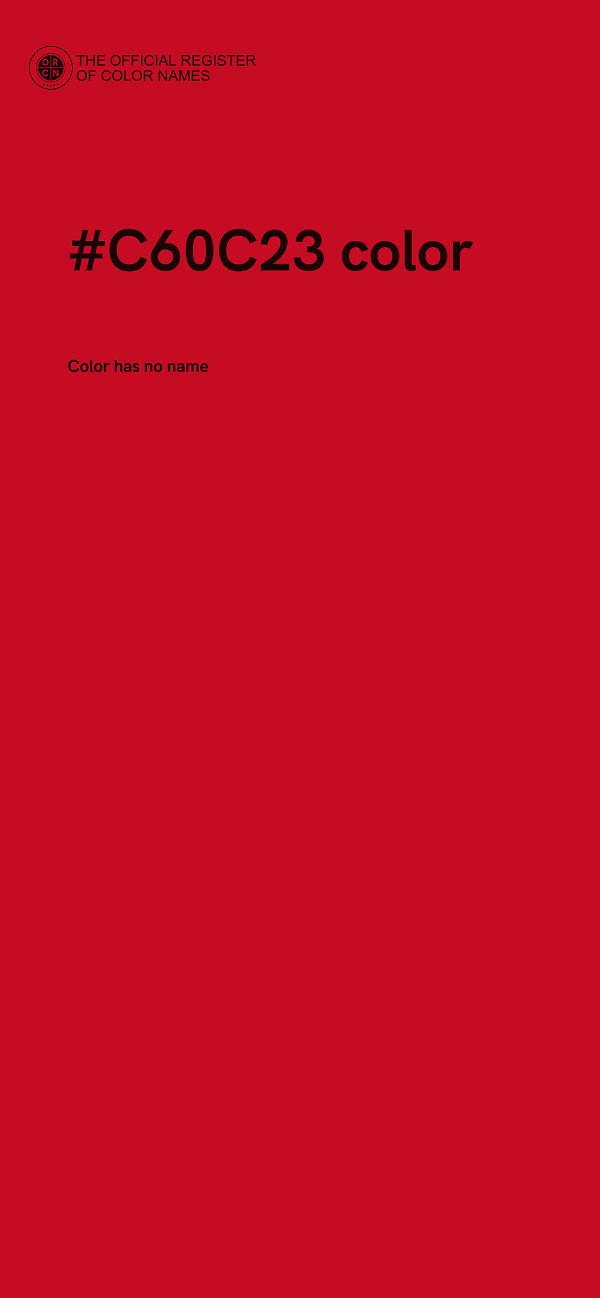#C60C23 color image