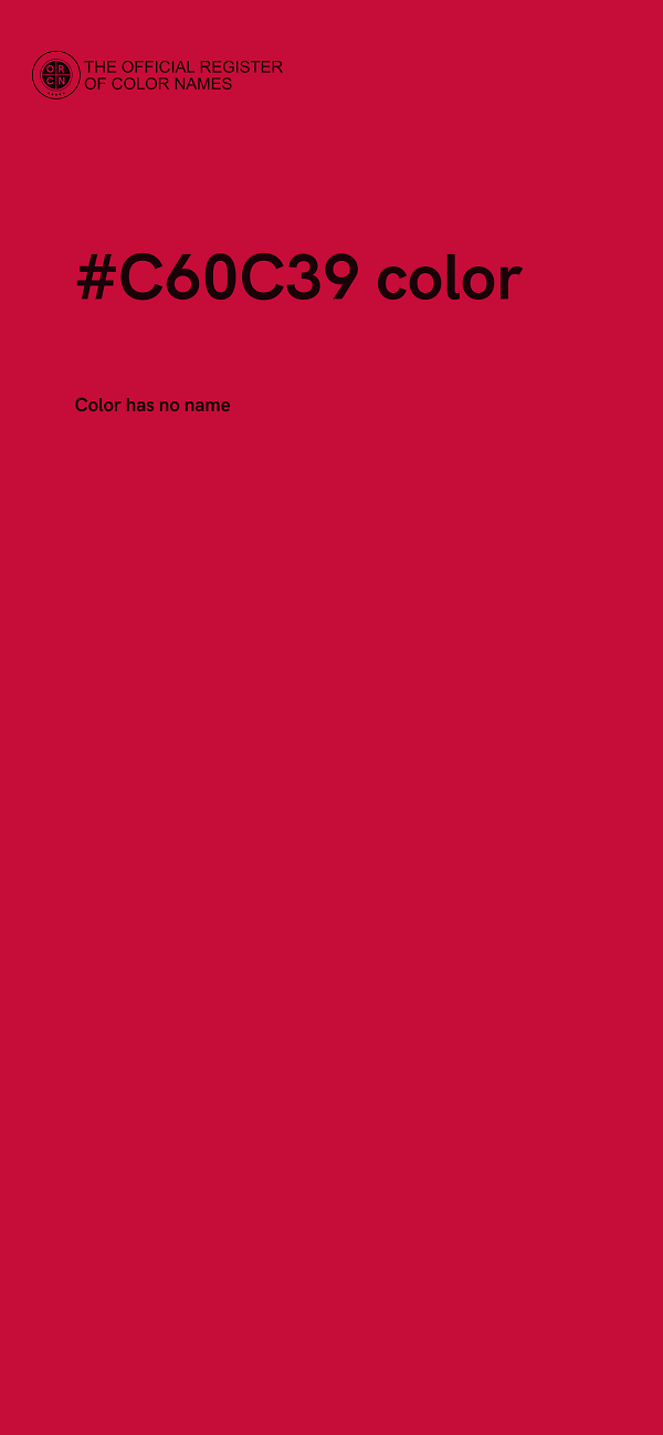 #C60C39 color image