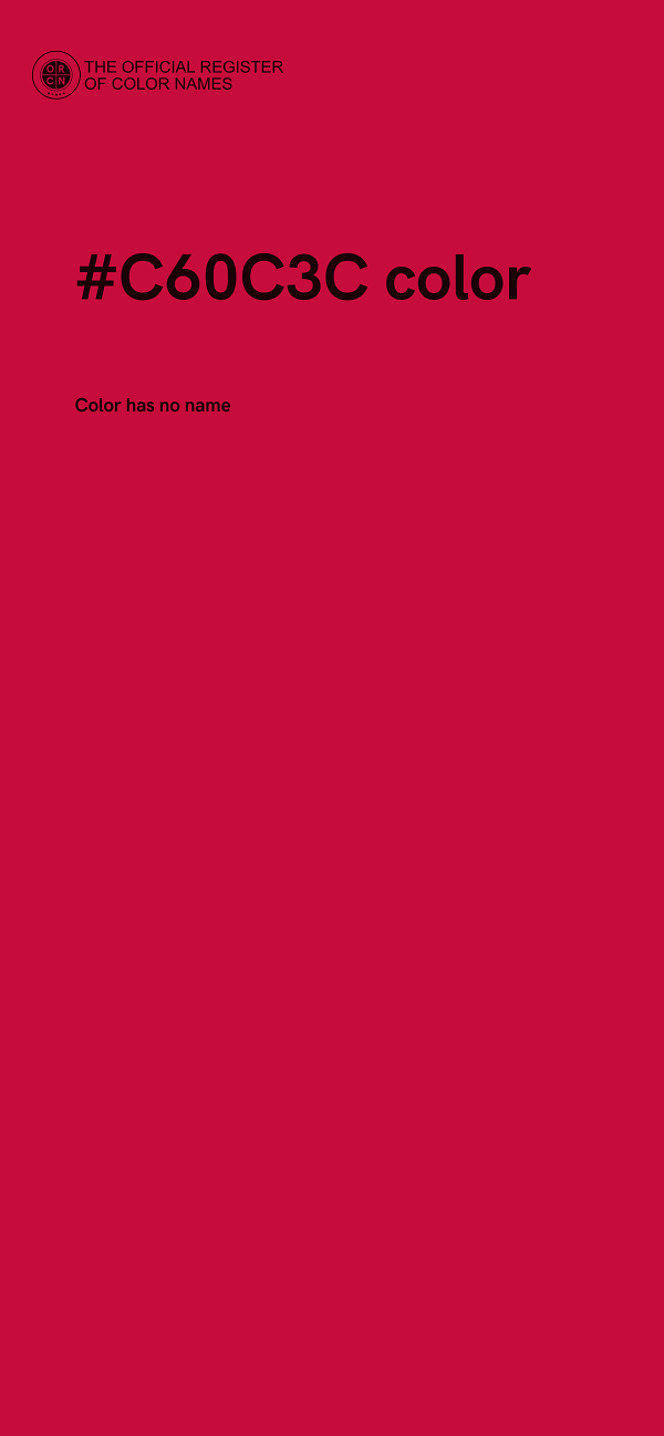 #C60C3C color image