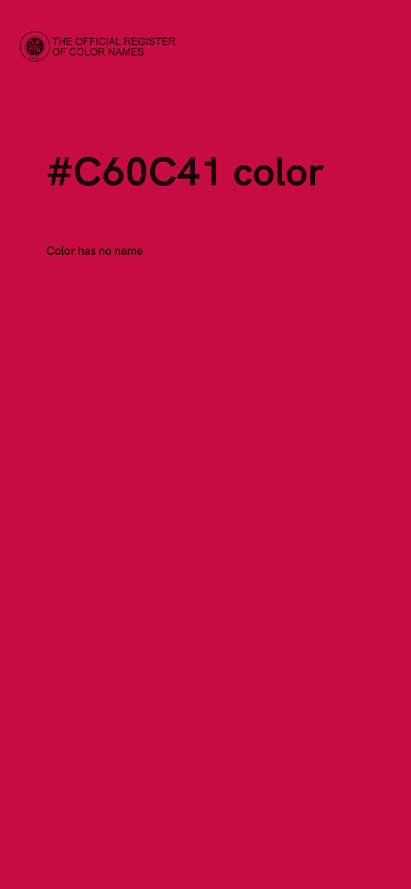 #C60C41 color image