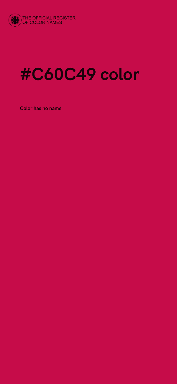 #C60C49 color image