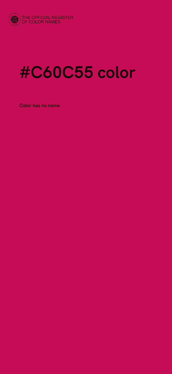 #C60C55 color image