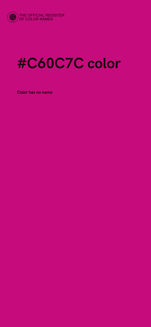 #C60C7C color image