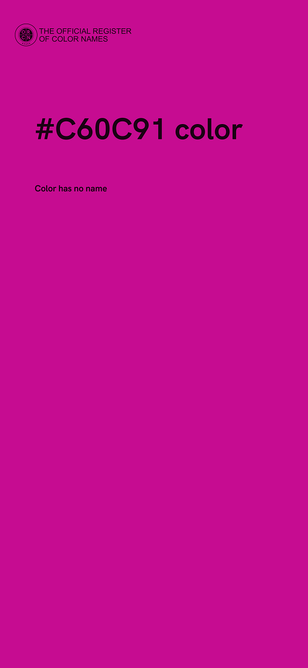 #C60C91 color image