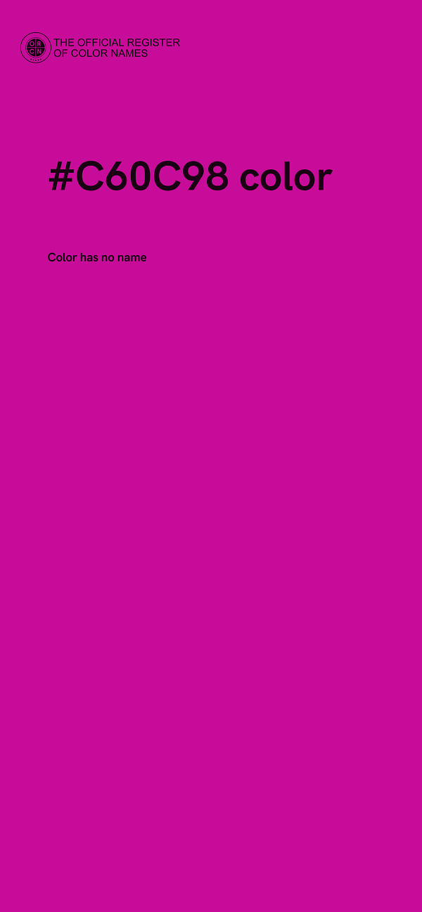 #C60C98 color image