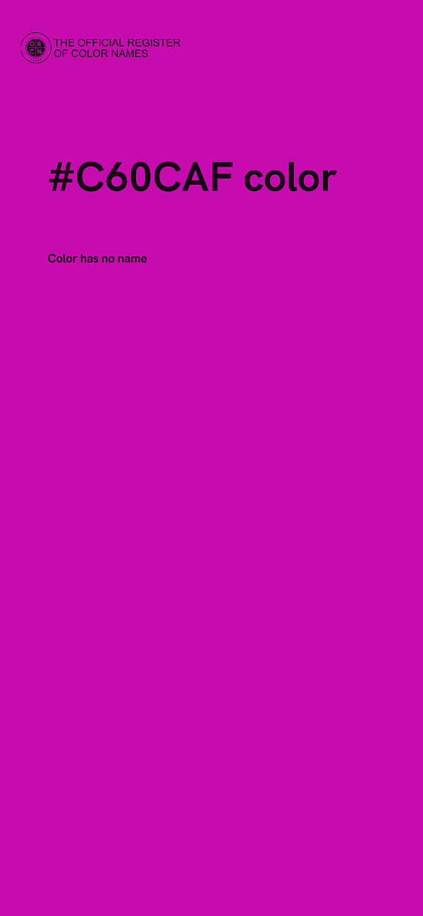 #C60CAF color image