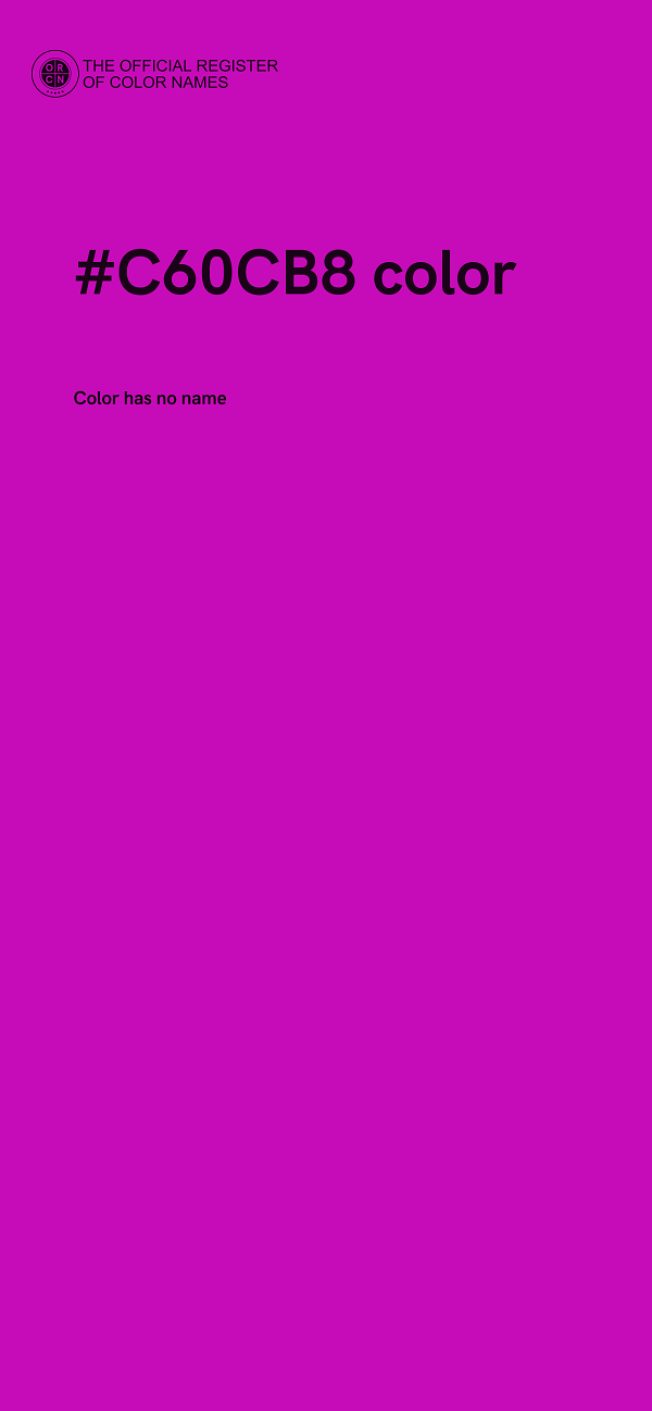 #C60CB8 color image