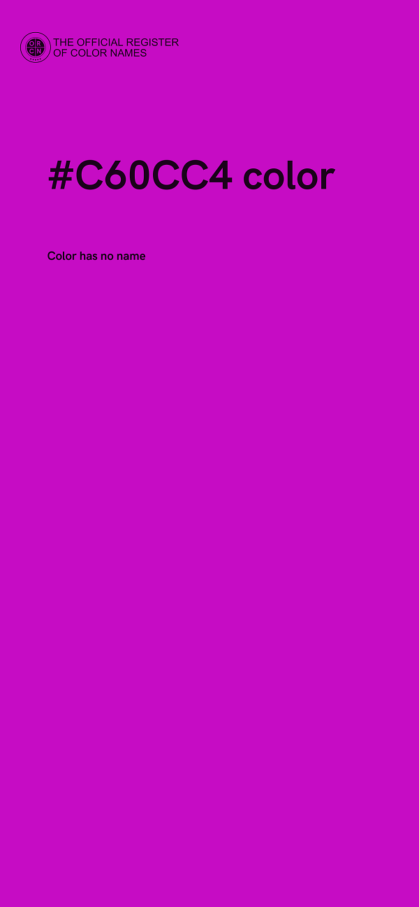 #C60CC4 color image
