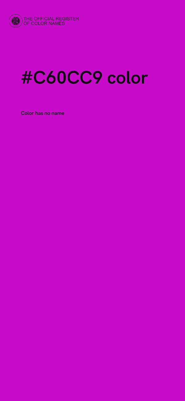 #C60CC9 color image