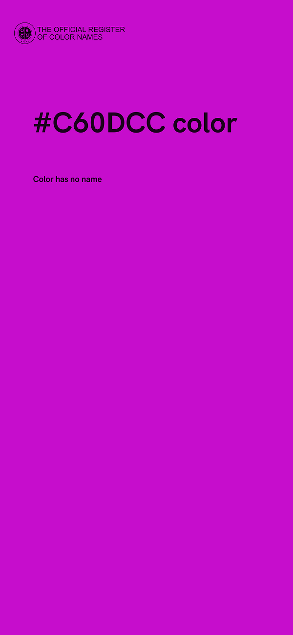 #C60DCC color image